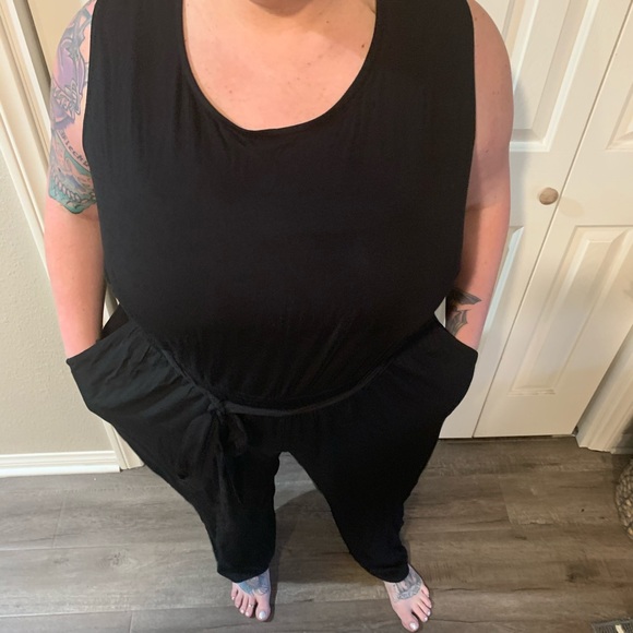 Loft plus size Black jumpsuit - Picture 8 of 8